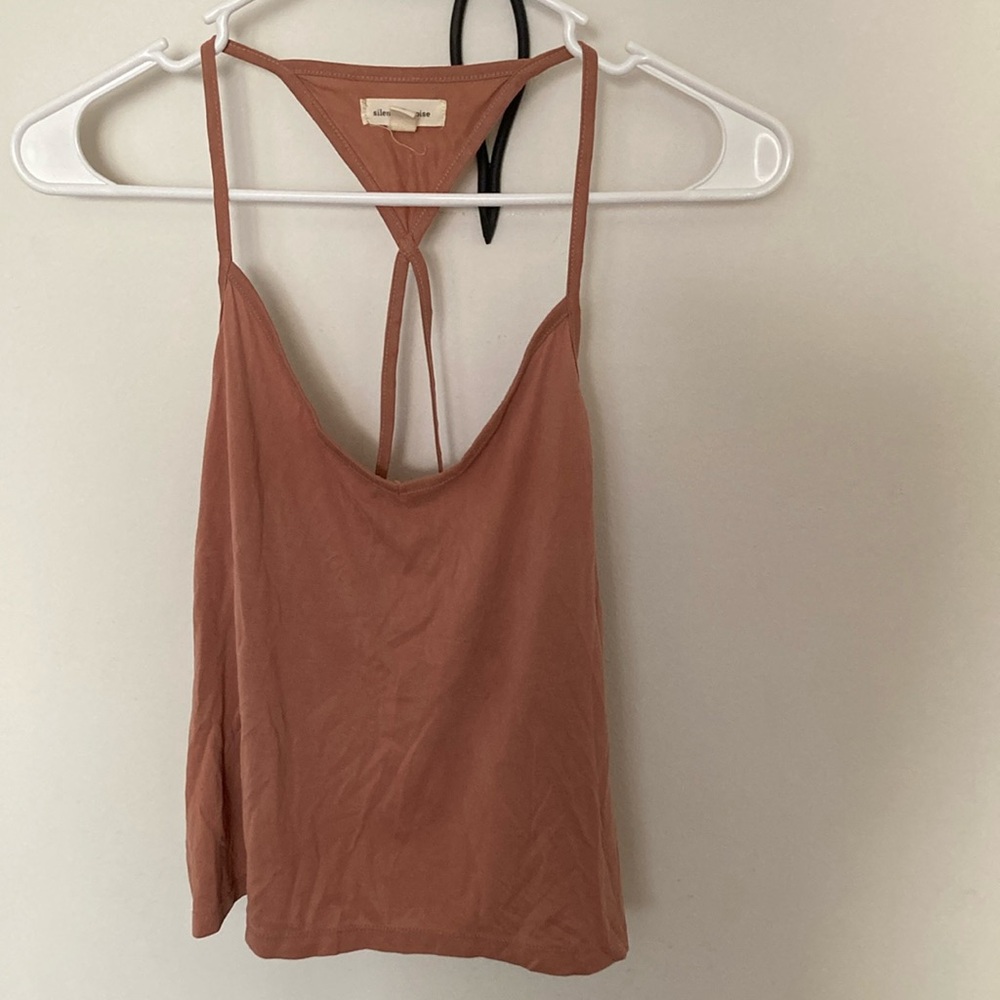 Silence & Noise Open Back Tank Top